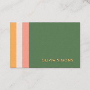 Cartes de visite professionnels minimalistes