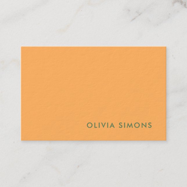 Cartes de visite professionnels minimalistes (Devant)