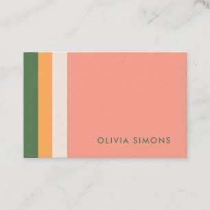 Cartes de visite professionnels minimalistes
