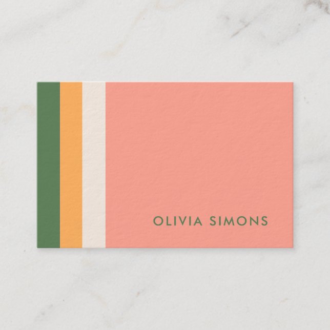 Cartes de visite professionnels minimalistes (Devant)