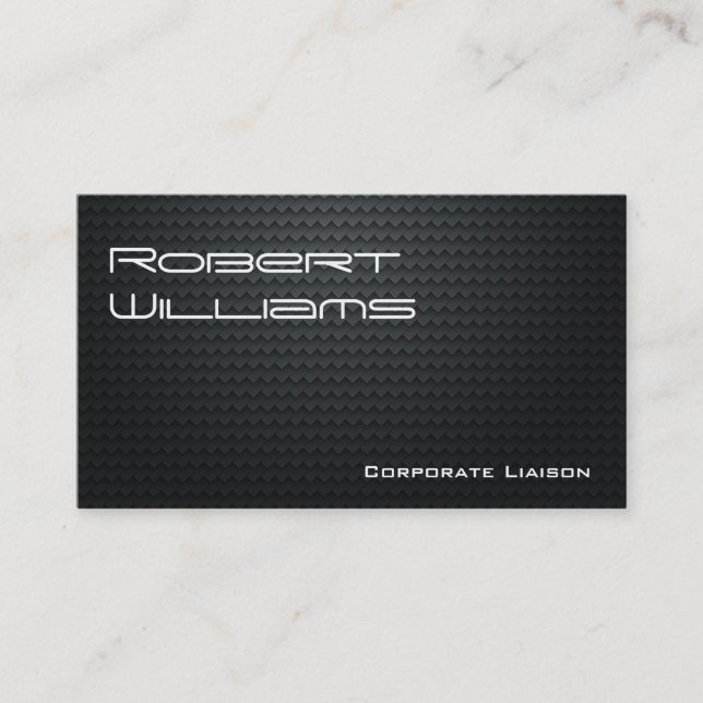 Cartes de visite professionnels modernes en fibre  (Devant)