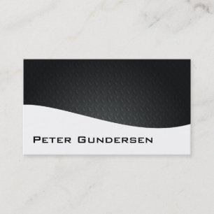Cartes de visite professionnels modernes en fibre