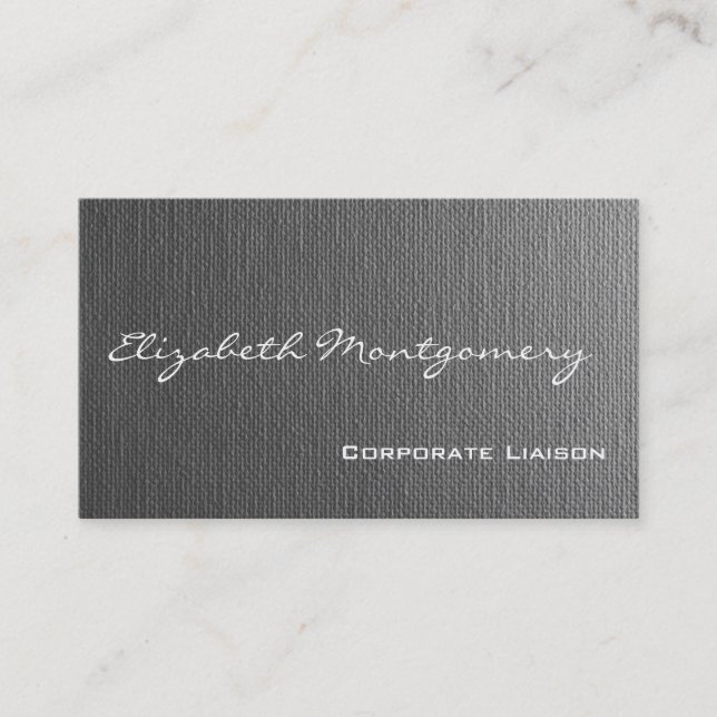 Cartes de visite professionnels modernes gris clai (Devant)