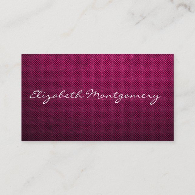 Cartes de visite professionnels modernes rose clai (Devant)