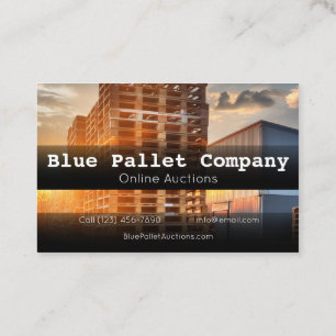 Cartes de visite professionnels pour palettes et e