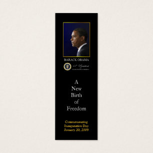 Cartes De Visite Profil d'inauguration de Barack Obama