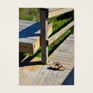 Cartes De Visite Promenade à la plage
