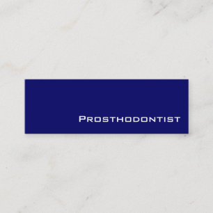 Cartes de visite prosthodontistes blancs de la Mar