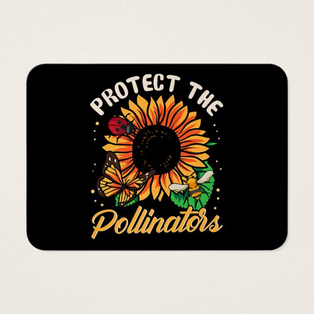 Cartes De Visite Protéger les pollinisateurs Sauver les abeilles mi (Devant)