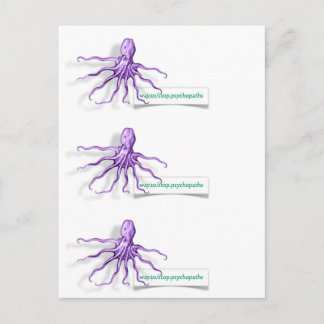 Cartes de visite PsychoOctopus