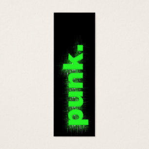 Cartes De Visite Punk vert