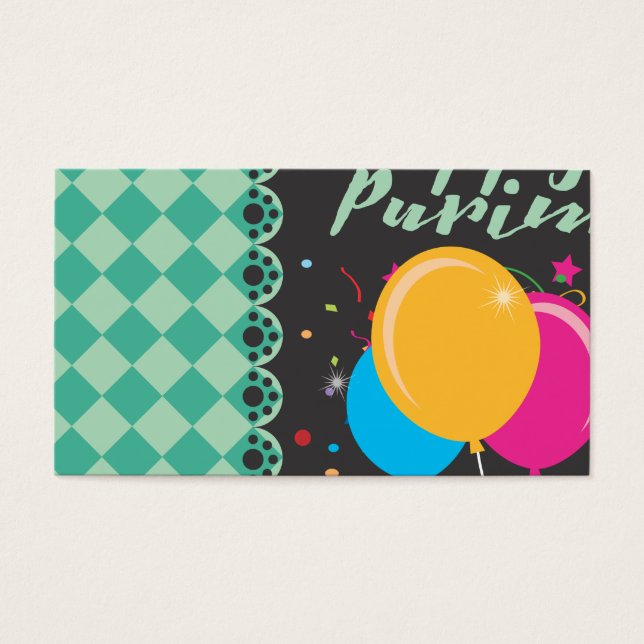 Cartes De Visite purin heureux (Devant)