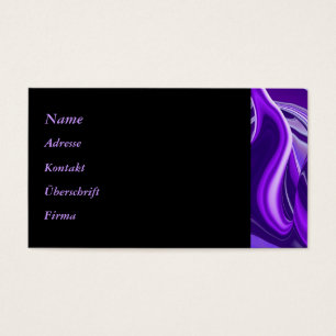 Cartes De Visite Purple Flower Rainbow Dreams