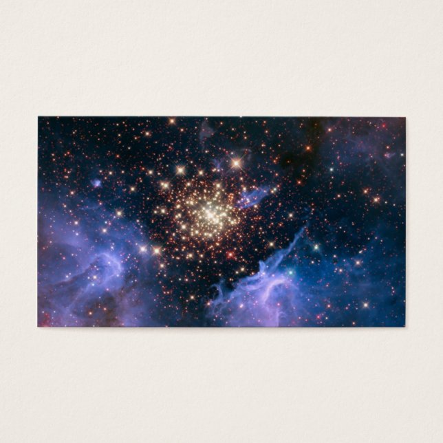 Cartes De Visite Purple Galaxy Starry Sky Supernova Espace d'astron (Devant)