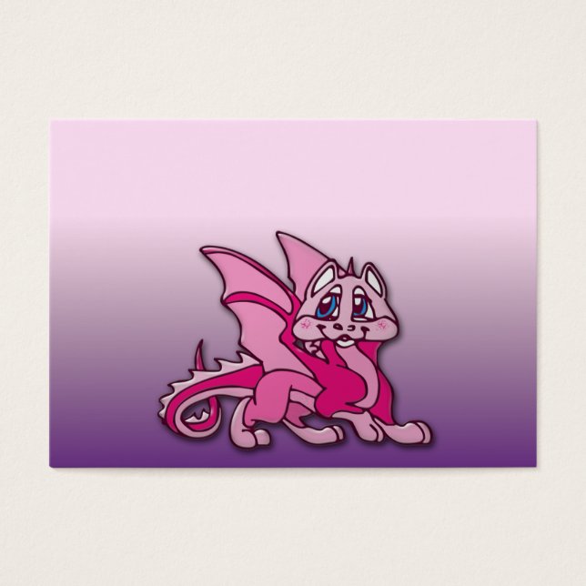 Cartes De Visite Pynky le dragon (Devant)
