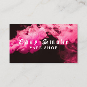 Cartes de Visite qui Font de la Fumée