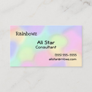 Cartes de visite Rainbow Colors