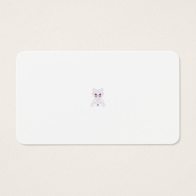 Cartes De Visite Raisin violet, Raisin, Fleur de miel (Devant)