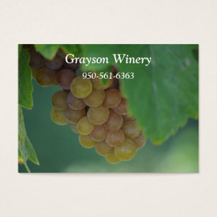 Cartes De Visite Raisins verts