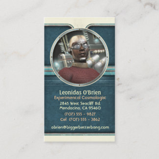 Cartes de visite raisonnables de scientifique