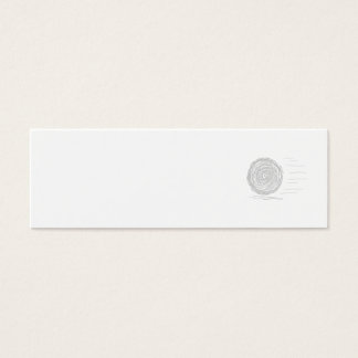 Cartes De Visite Rapide. Vite. Symbole en gris sur blanc.