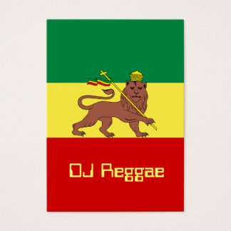 Cartes De Visite Rasta Reggae Lion de Juda