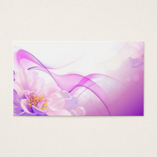 Cartes De Visite RÉALISME NUMÉRIQUE Flower-rose-Arrière - plan-v