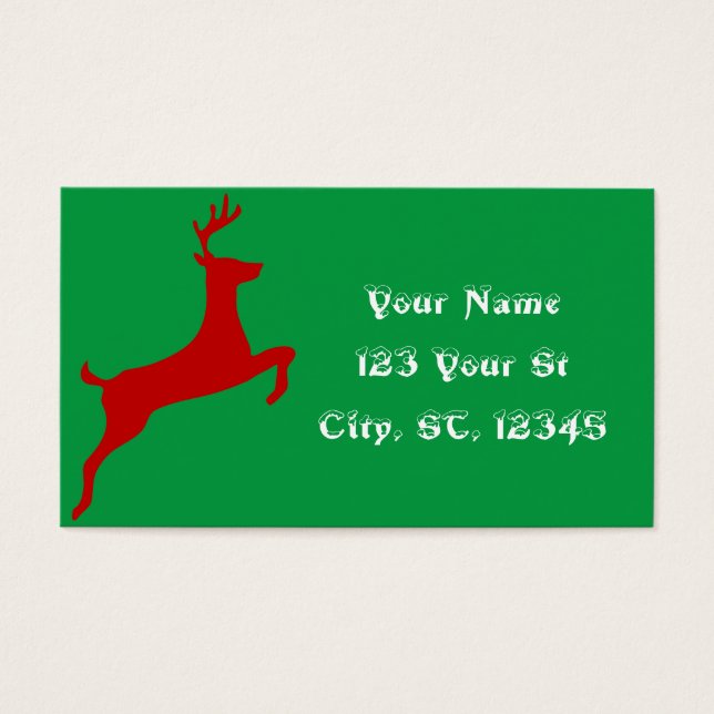 Cartes De Visite Red Deer Thunder_Cove (Devant)