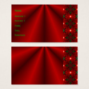Cartes De Visite Red Dreams
