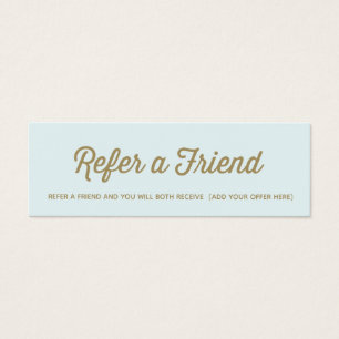 Cartes De Visite Référence client simple