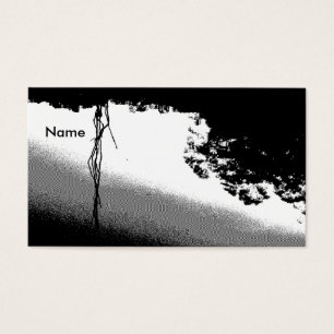 Cartes De Visite Réflexions d'étang dans B/W