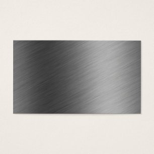 Cartes De Visite Regard en aluminium balayé en métal