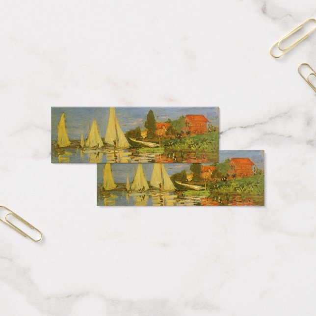 Cartes De Visite Régate à Argenteuil par Claude Monet (Bureau)