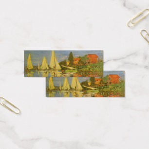 Cartes De Visite Regatta à Argenteuil par Claude Monet