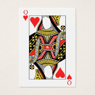 Cartes De Visite Reine des coeurs - ajoutez votre image