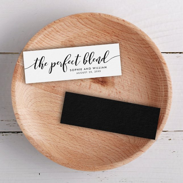 Cartes De Visite Relax Script Le Mariage Parfait Mélange (Créateur téléchargé)