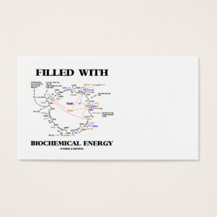 Cartes De Visite Rempli de l'énergie biochimique (cycle de Krebs)