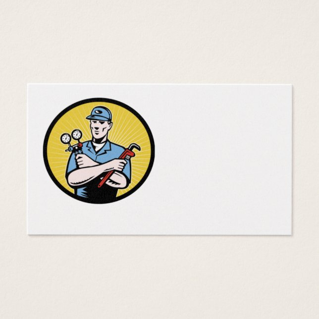 Cartes De Visite réparateur sergent ac mannequin (Devant)