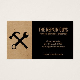 Cartes De Visite Réparation à domicile   Handyman   Construction