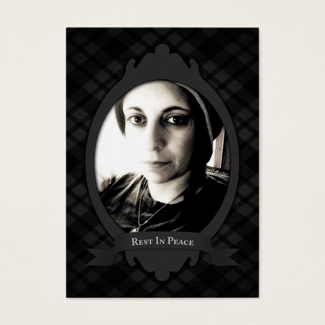 Cartes De Visite repos dans les annonces de services funéraires de  (Devant)