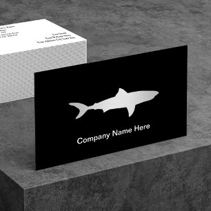 Cartes de visite requin simple