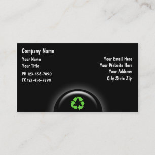 Cartes de visite respectueuses de l'environnement