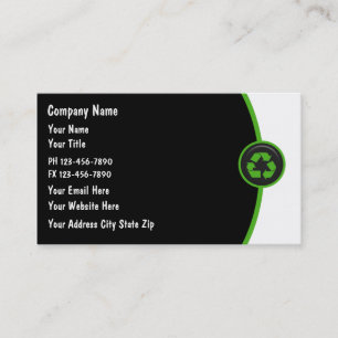 Cartes de visite respectueuses de l'environnement