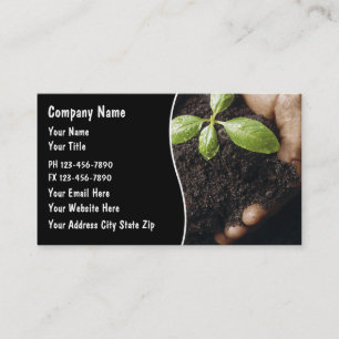 Cartes de visite respectueuses de l'environnement