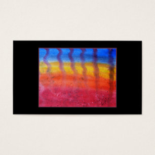 Cartes De Visite Résumé. Sable chaud en été. Sur le noir