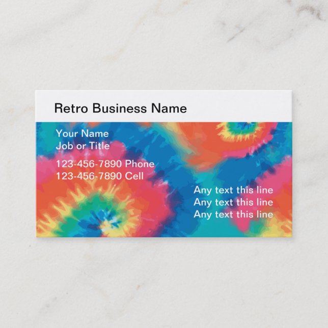 Cartes de visite rétro (Devant)