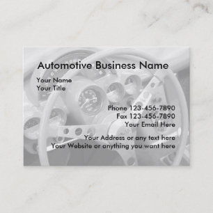 Cartes de visite rétro automobiles