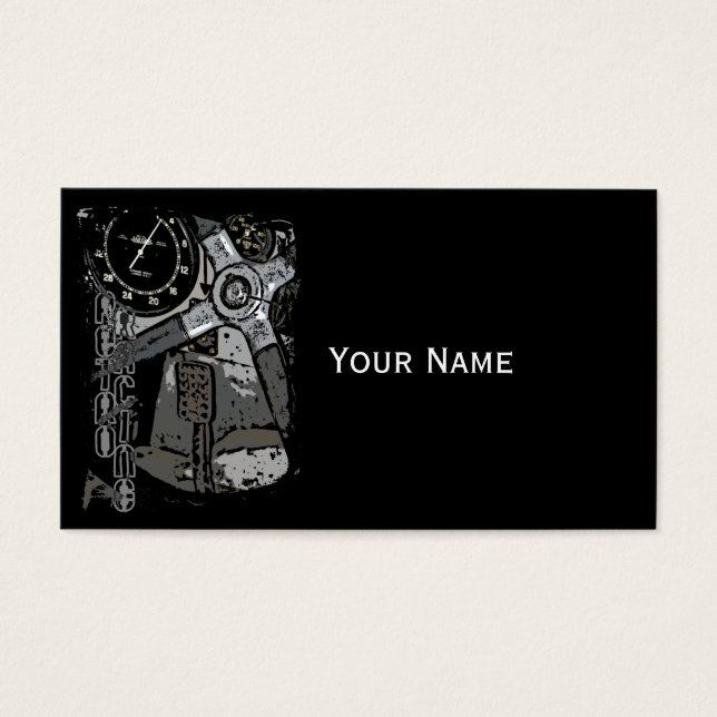 Cartes De Visite Retro Racing Oldtimer Détails Design graphique (Devant)