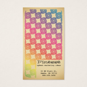 Cartes De Visite Rétros gradients de remous lumineux