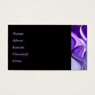 Cartes De Visite Rêves arc-en-ciel à fleurs violettes